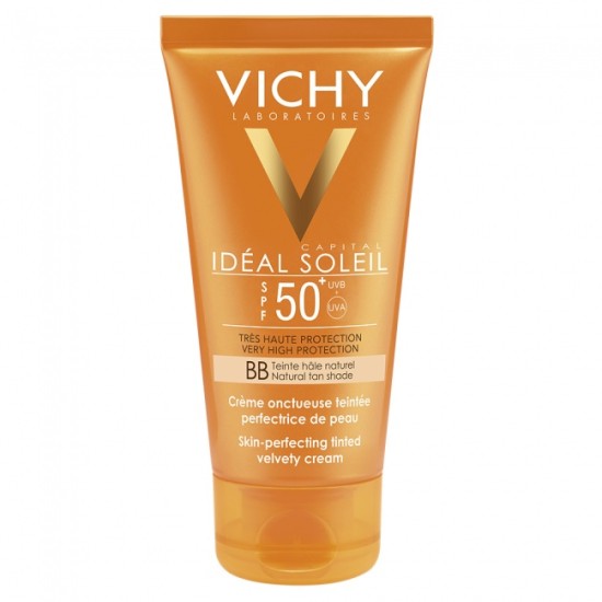 Vichy Ideal Soleil BB Velvet Creme Βελούδινη Επιδερμίδα & Χρώμα SPF50+ 50ml