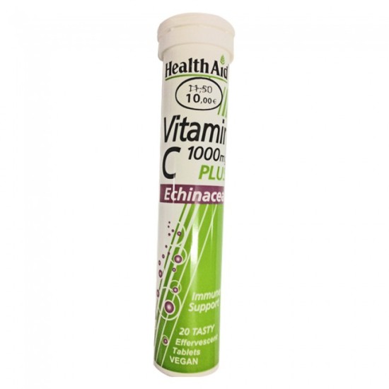 Health Aid Vitamin C 1000mg + Echinacea Lemon 20 tabs