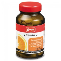 Lanes Vitamin C 1000mg Orange Red 60 Tabs