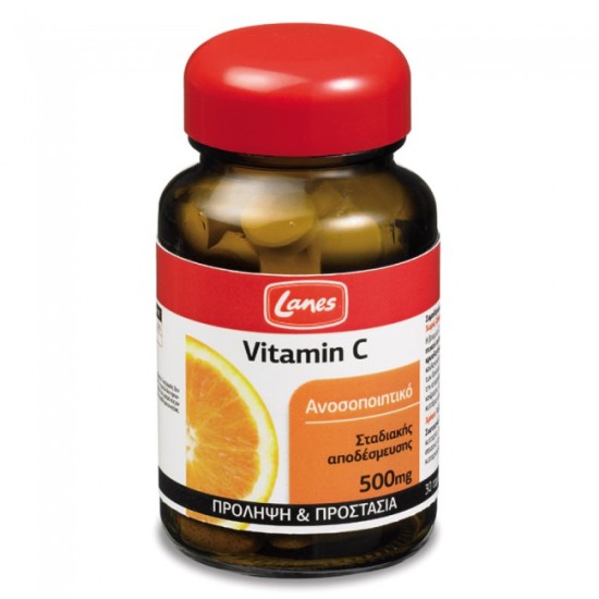 Lanes Vitamin C 500mg Red 30 Tabs