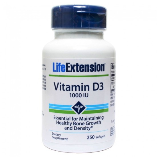 Life Extension Vitamin D3 1000 IU 250 softgels