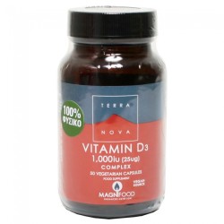 Terranova Vitamin D3 1000iu Complex 50caps