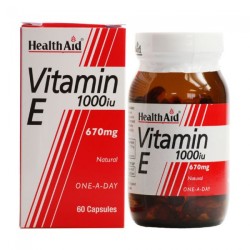 Health Aid Vitamin E 1000iu Natural Capsules 30