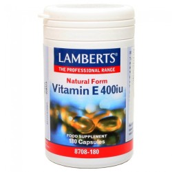 Lamberts Vitamin E 400iu Natural Form 180caps