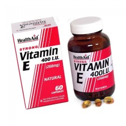 Health Aid Vitamin E 400iu Natural Vegetarian Capsules 30